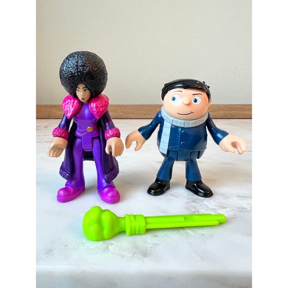 Imaginext Minions The Rise of Gru - Gru's Rocket Launcher Bike Figure Complete - Picture 9 of 9